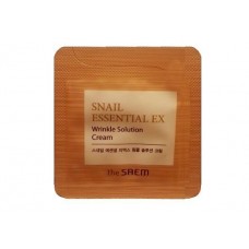  Антивозрастной крем для лица The Saem Snail Essential EX Wrinkle Solution Cream, пробник